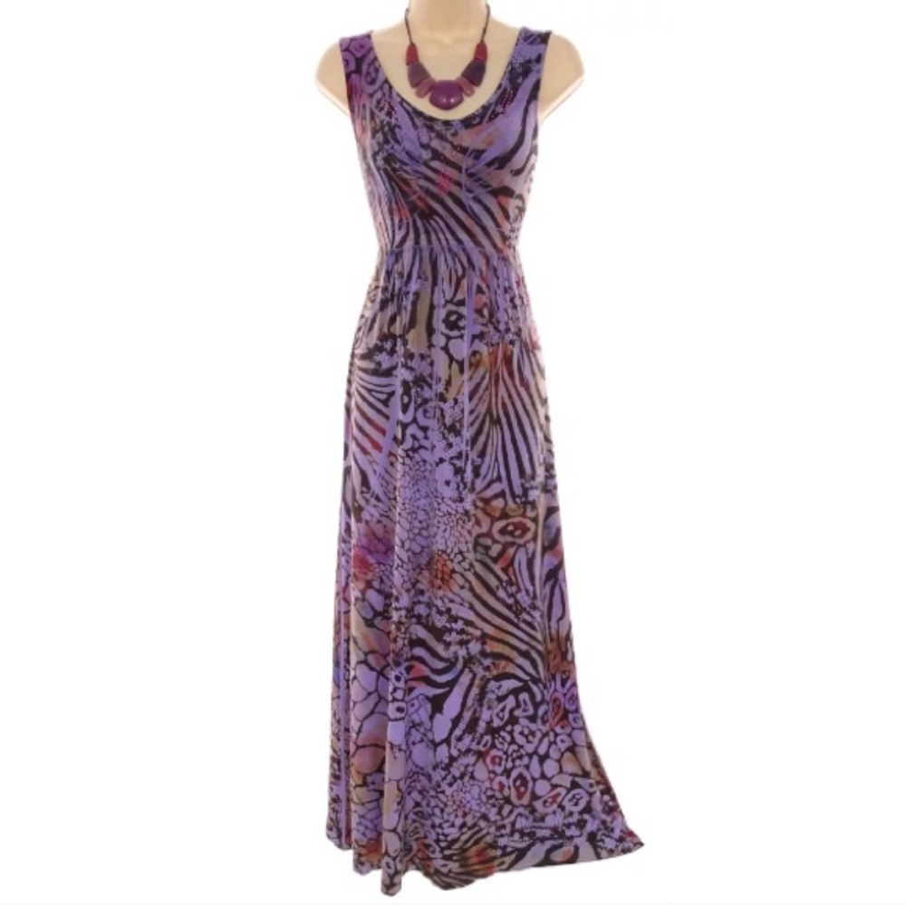 ANIMAL PRINT MAXI DRESS